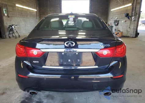 2015 Infiniti Q50 Hybrid Premium из США, поврежденный, VIN JN1AV7AR2FM850065